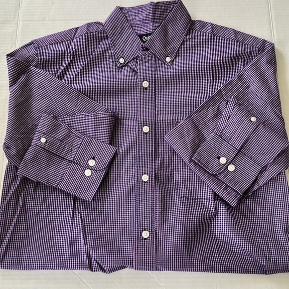 Quince Carbon Wash Micro Check Shirt - Picture 3 of 4